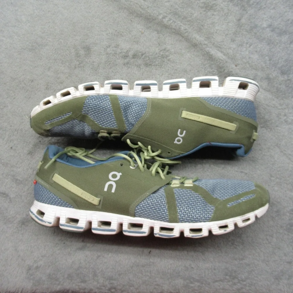 On Running Shoes Mens 10M Green CloudTec Run Jog Gym Lightweight Athletic Active